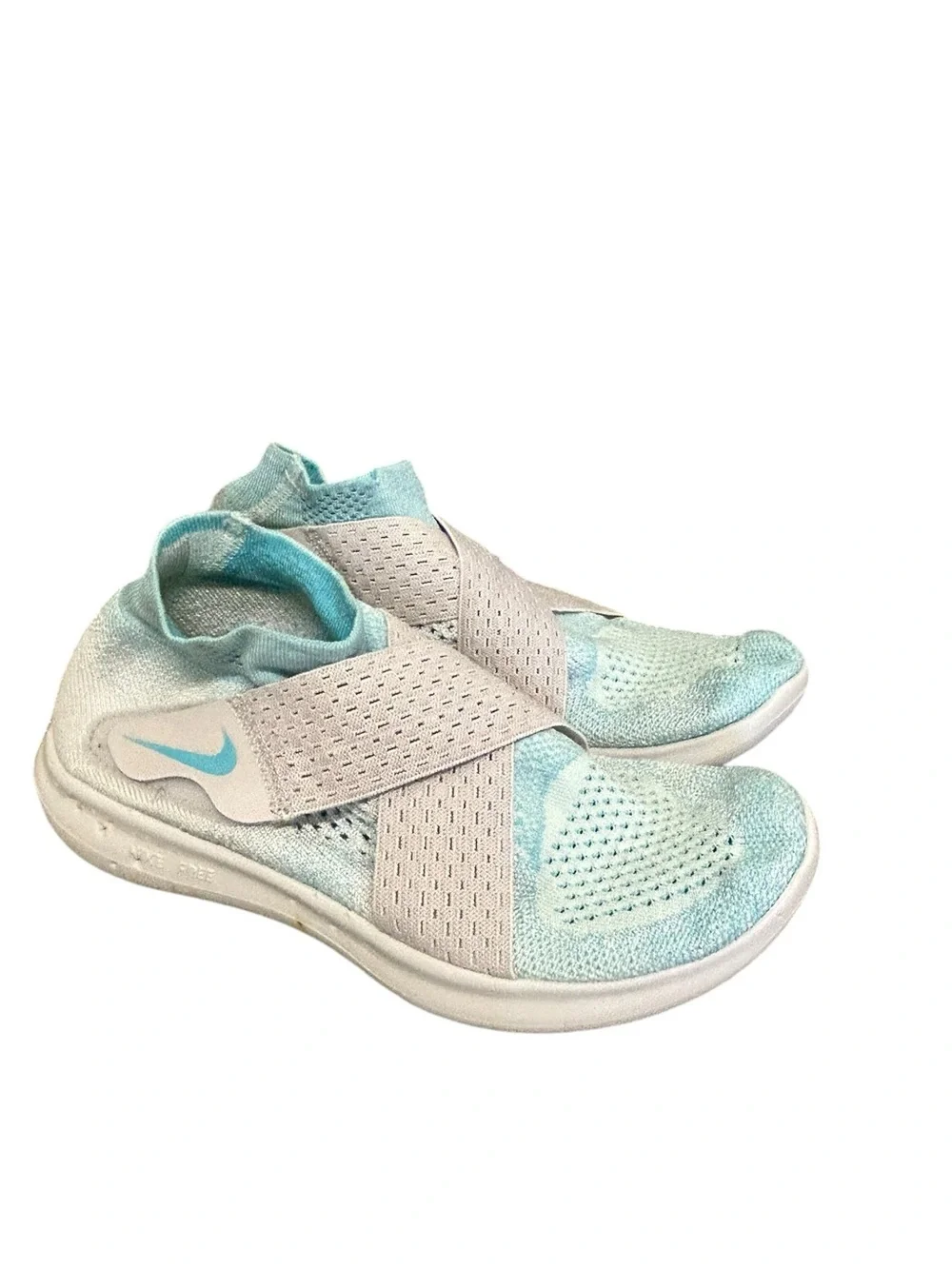 Nike Free RN Motion Flyknit 2017 Glacier Blue - Size 6 - Picture 1 of 8